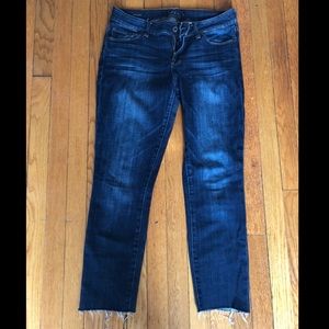 Lucky Brand Lolita Skinny Jeans with Raw Hem
